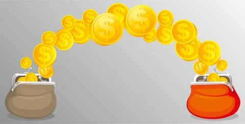 Money purses Stock Illustration