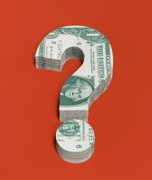 Money Question Stock Illustration
