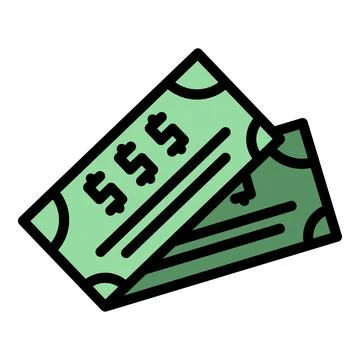 Money quiz icon vector flat Stock Illustration