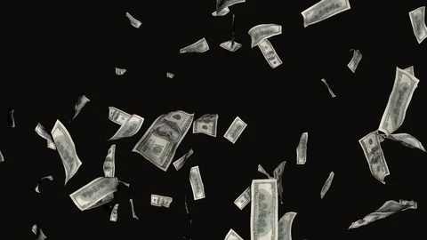 Money Rain Dollars 스톡 동영상 104709103