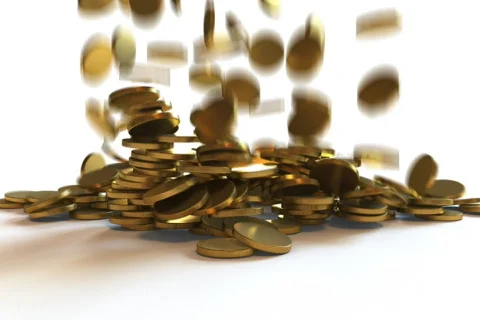 Money Rain Stock Footage 544762