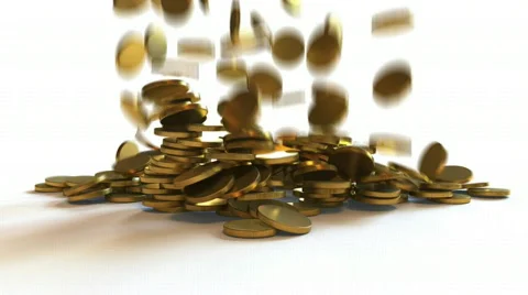 Money Rain Stock Footage