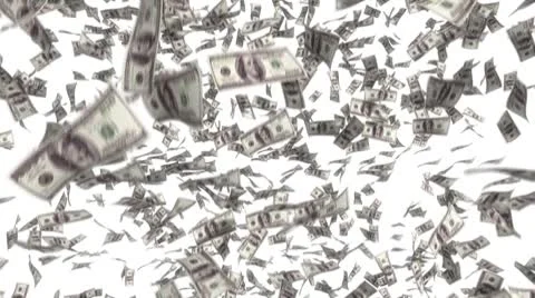 Money Rain Stock Footage 8956880