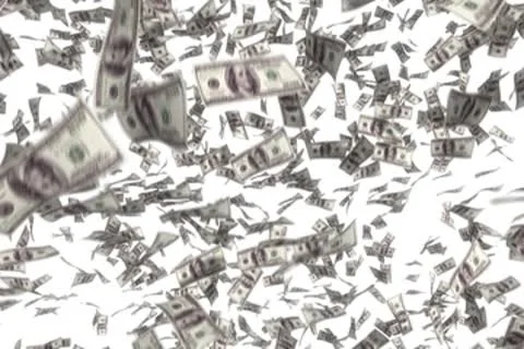 Money Rain Stock Footage 8957388