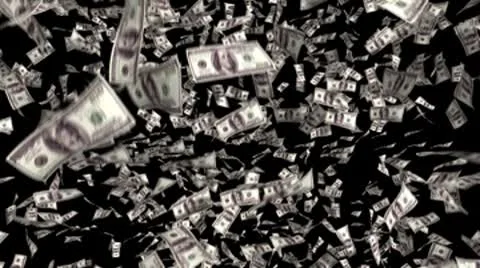 Money Rain Stock Footage 8957766