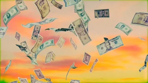Money rain Stock Footage 239562825