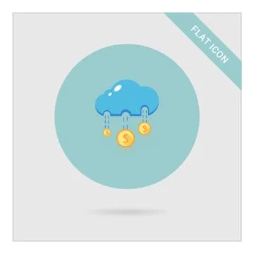 Money rain Stock-Illustration