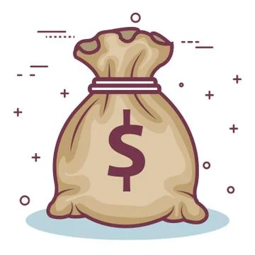 Money-related objects design Stock Illustration