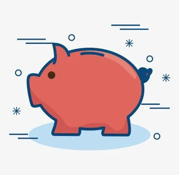Money-related objects design Stock Illustration