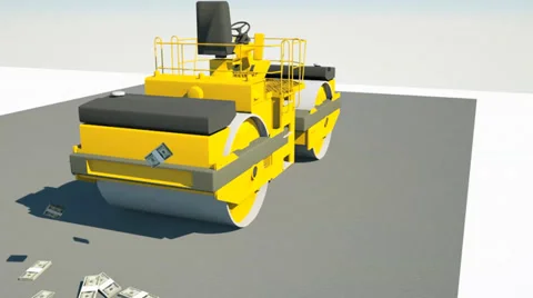 Money roads Stockbeeldmateriaal 33058484