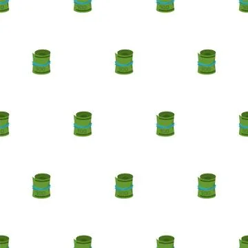 Money roll pattern seamless. Dollars rolled cash background . Vector illustra Stock Illustration