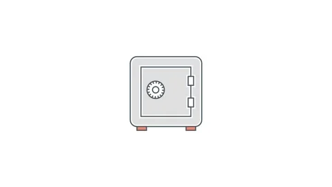 Money Save Box icon animation for video motion graphics Stock Footage 162734643