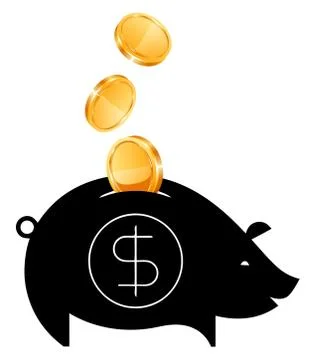 Money Saving Bank Stock Illustration
