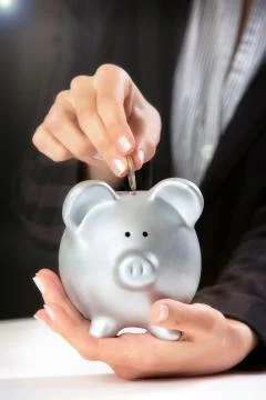 Money saving concept. Stock Photos