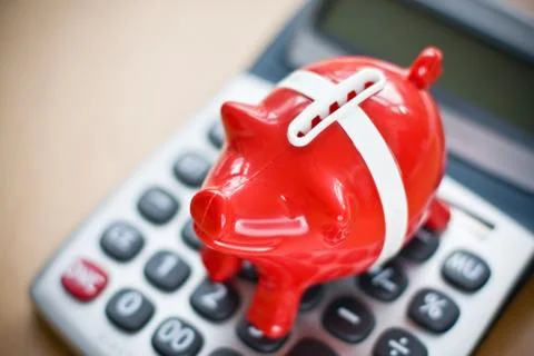 Money saving concept Foto stock