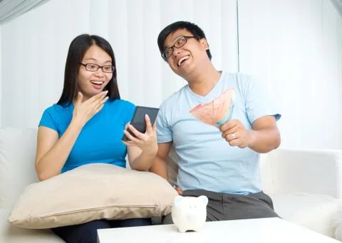 Money saving concept Stock Photos