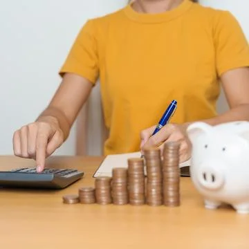 Money Saving for Future Plan, Retirement fund, Pension, Investment, Wealth .. Stock Photos