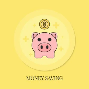 Money Saving Stock Illustration