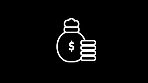 Money Saving Jar Icon Stock Footage 335815783