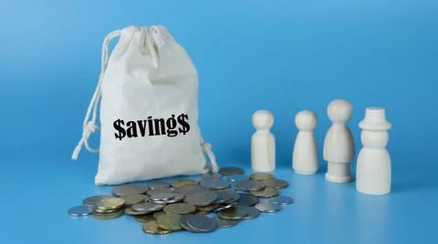 Money saving tips concept Stock Photos