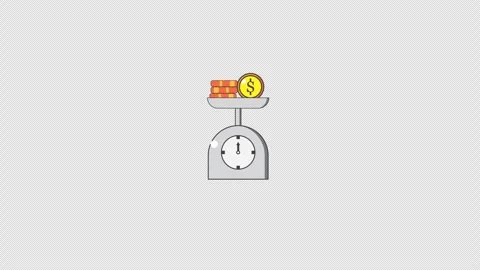 Money Scales Stock Footage 280326178