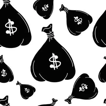 Money Seamless Pattern Stock Illustration