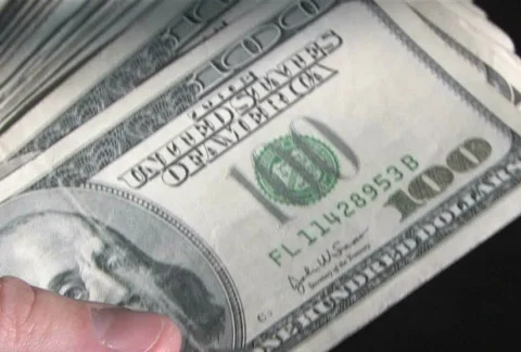 Money Shuffle 4 Stock Footage 285041