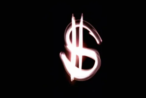 Money sign Stock Footage 724375