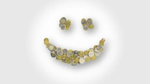 Money smiley dissolves Video stock 94808594