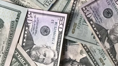 Money Spinning 库存影片 84043277