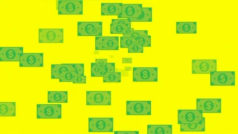 Money splash animation Stock-Footage 234855027