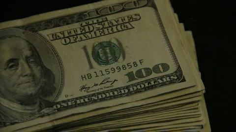 Money Stack HD3342 Stock Footage 1091792