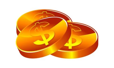 Money Stack Logo Design Template Vector 스톡 일러스트