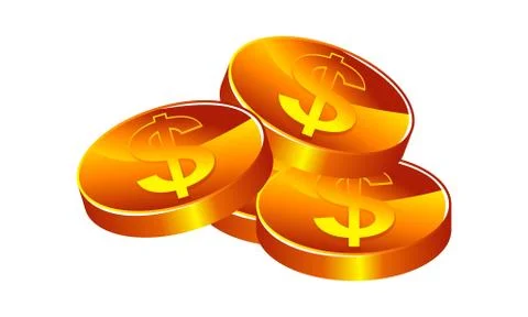 Money Stack Logo Design Template Vector 스톡 일러스트