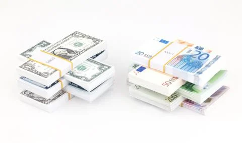 Money stack Stock Photos