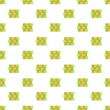 Money stack seamless pattern illustrating financial wealth Stock Illustration