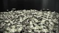 Money stacks bundle falling dollars financial win US USA American currency tax 4k or 4k+ Resolution