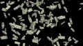 Money stacks bundles falling dollars financial win US USA American currency tax 4k or 4k+ Resolution