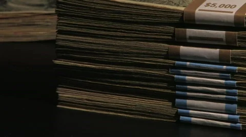 Money Stacks Video stock 512146