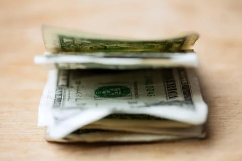 Money on table Stock Photos