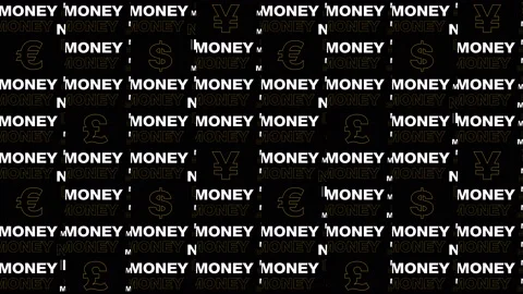 Money Text 03 Stock Footage 147342749