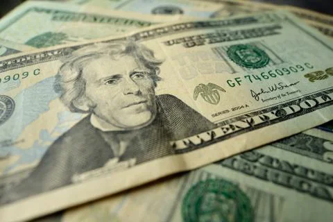 Money texture. Stock Photos