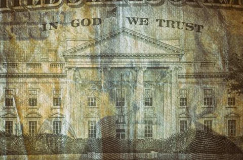Money touch. Stock Photos