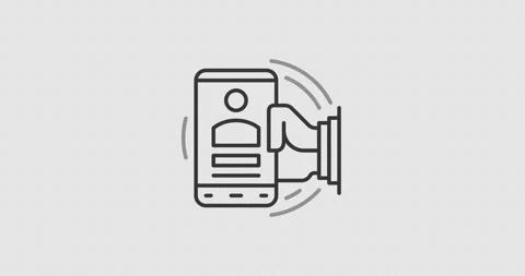 Money transactions in online application line icon animation with alpha channel Stock Footage 272613485