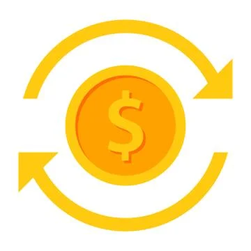 Money Transfer Icon Stock Illustration