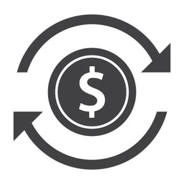 Money Transfer Icon Stock Illustration