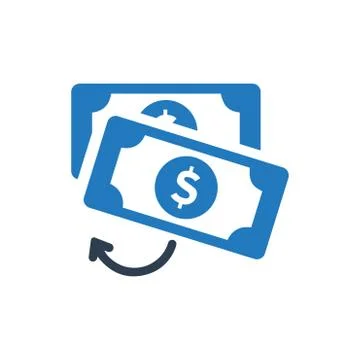 Money Transfer Icon Stock Illustration