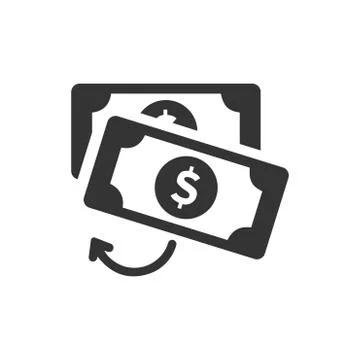 Money Transfer Icon Stock Illustration
