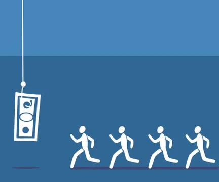 Money trap Ilustración de archivo