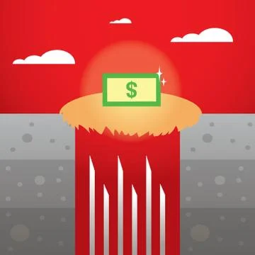 Money Trap Stock Illustration